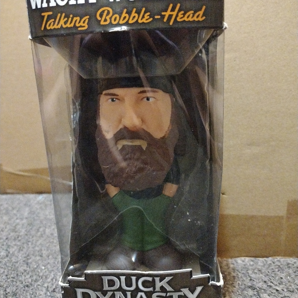 Duck Dynasty Jase Wacky Wobbler Talking Bobblehead